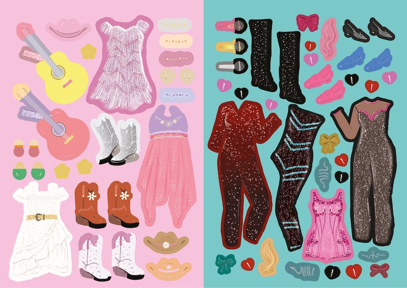 Sample content 3_Taylor Swift Superstar Dress-Up Sticker Book