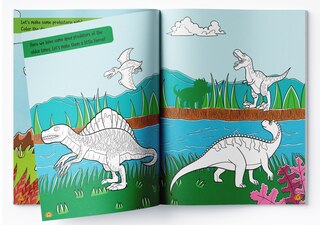 Aper&ccedil;u du contenu 2_Team Dino Sticker Coloring Book For Kids