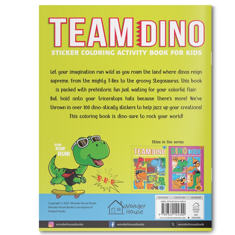 Aper&ccedil;u du contenu 5_Team Dino Sticker Coloring Book For Kids