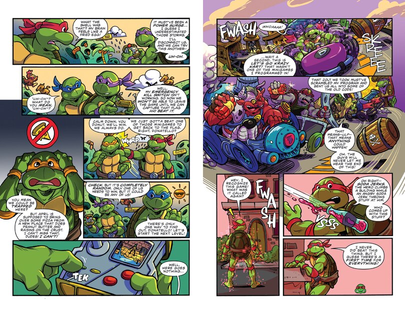 Sample content 2_Teenage Mutant Ninja Turtles: Saturday Morning Adventures--On The Go: Half-Shell Shenanigans