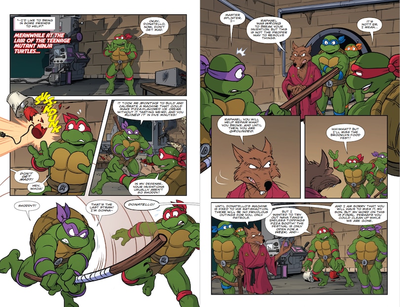Aperçu du contenu 4_Teenage Mutant Ninja Turtles: Saturday Morning Adventures, Vol. 6