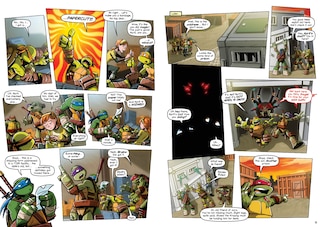 Sample content 2_Teenage Mutant Ninja Turtles: The Booyakasha Books, Vol. 1