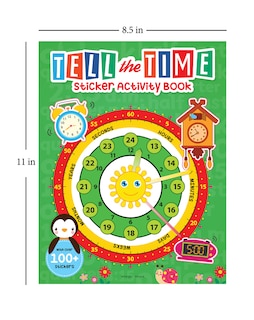 Aper&ccedil;u du contenu 5_Tell the Time Sticker Activity Book: Fun Activity Book for Children, 100 + Stickers