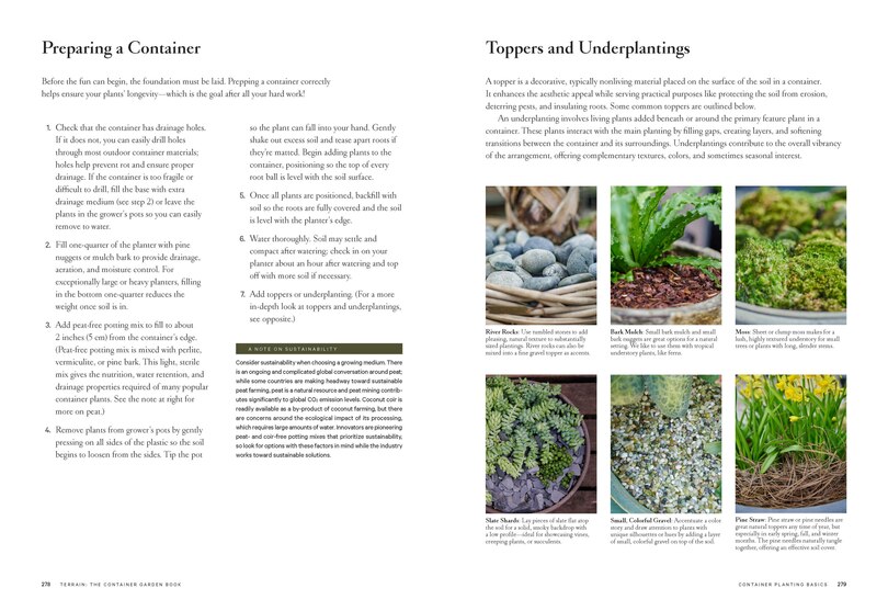 Aper&ccedil;u du contenu_Terrain: The Container Garden Book