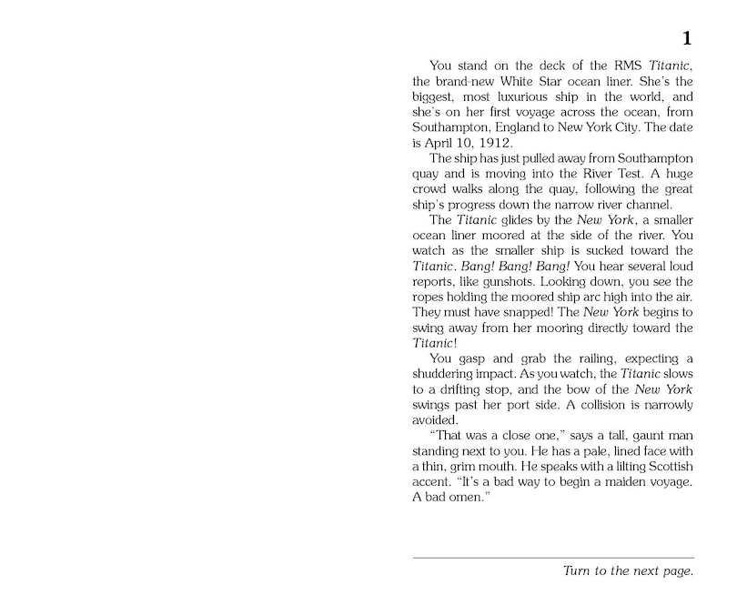 Sample content_TERROR ON THE TITANIC