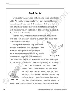 Sample content 5_Text-Based Writing, Grade 2 Teacher Resource