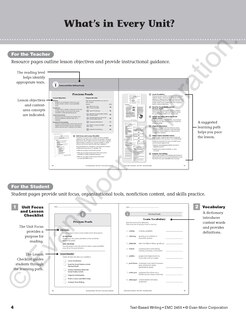 Aperçu du contenu_Text-Based Writing, Grade 5 Teacher Resource