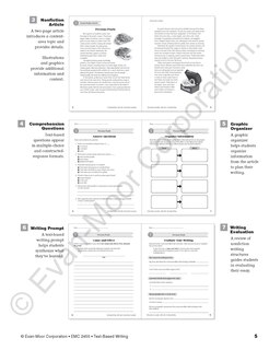 Aperçu du contenu 2_Text-Based Writing, Grade 5 Teacher Resource