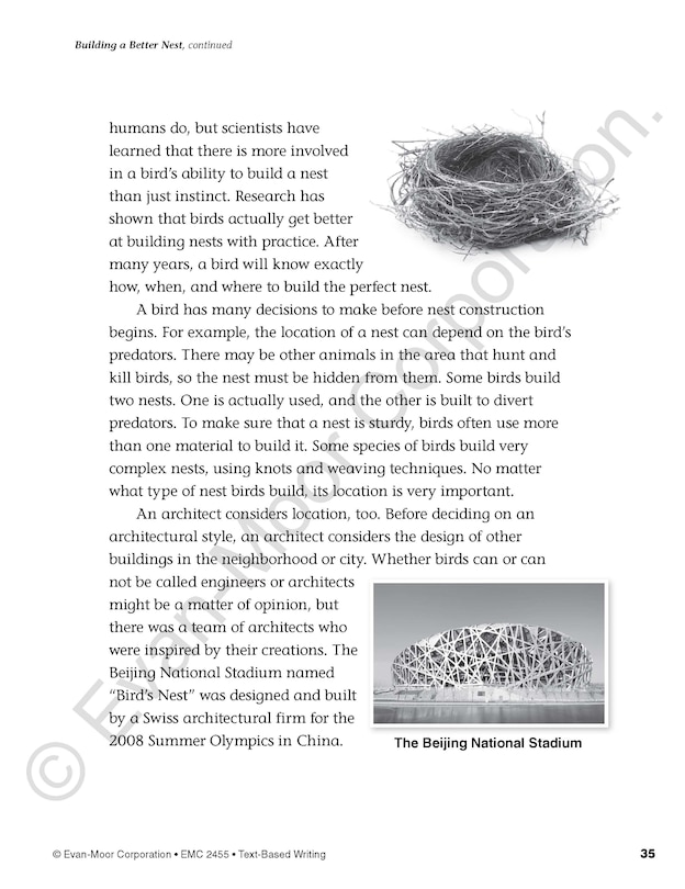 Aperçu du contenu 4_Text-Based Writing, Grade 5 Teacher Resource