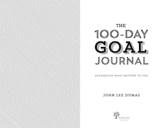 Sample content_The 100-day Goal Journal