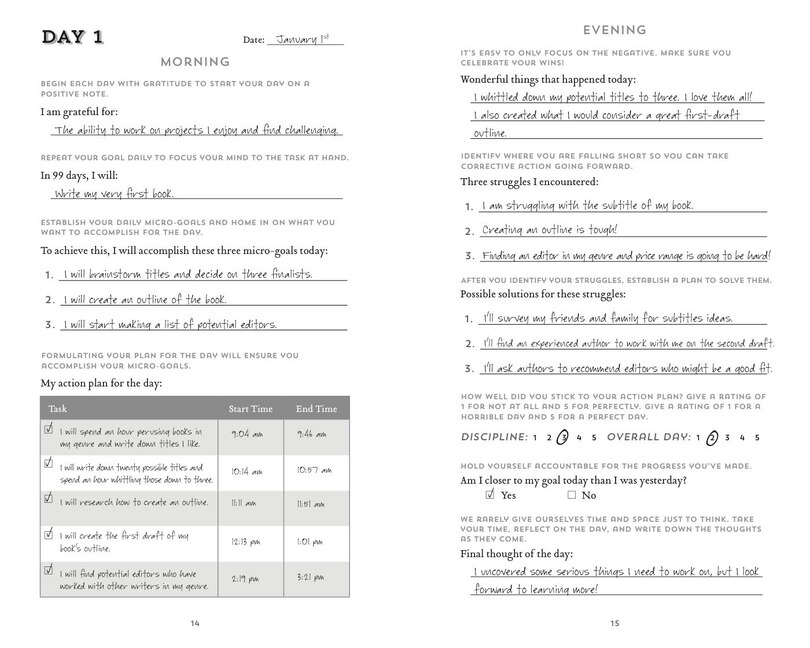 Sample content 2_The 100-day Goal Journal