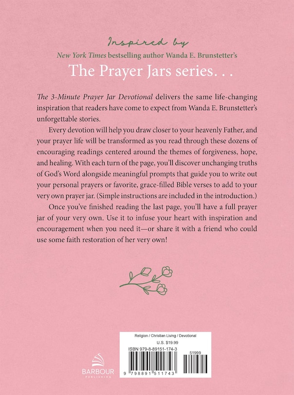 Back cover_The 3-Minute Prayer Jar Devotional