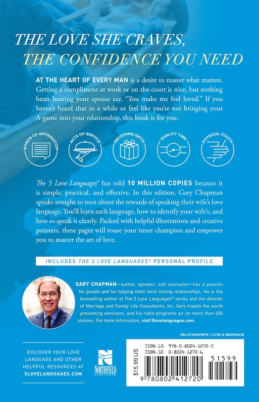 Back cover_The 5 Love Languages For Men