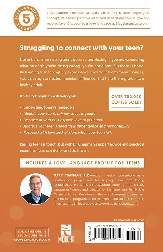Back cover_The 5 Love Languages of Teenagers