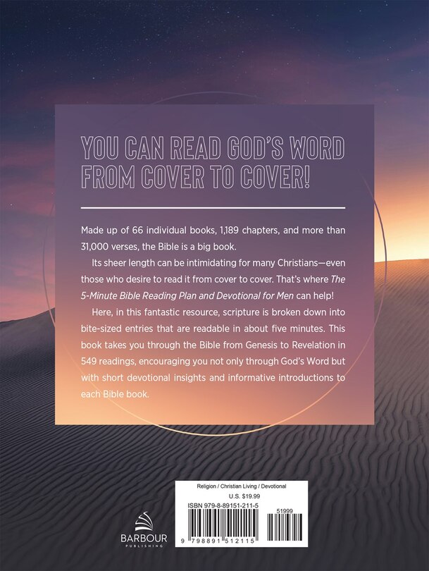 Couverture arrière_The 5-Minute Bible Reading Plan and Devotional for Men