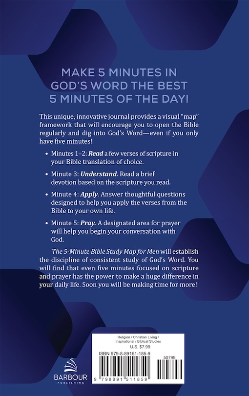 Couverture arrière_The 5-Minute Bible Study Map for Men