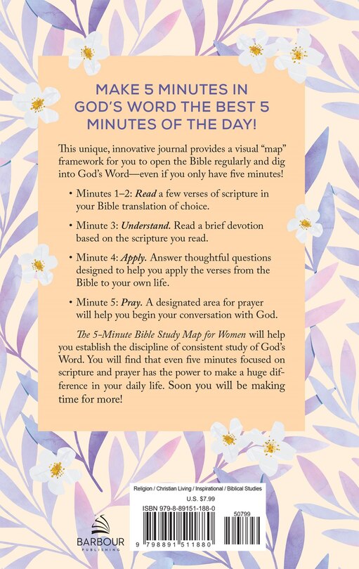 Back cover_The 5-Minute Bible Study Map for Women