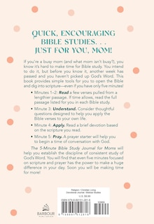 Back cover_The 5-Minute Bible Study Journal for Moms
