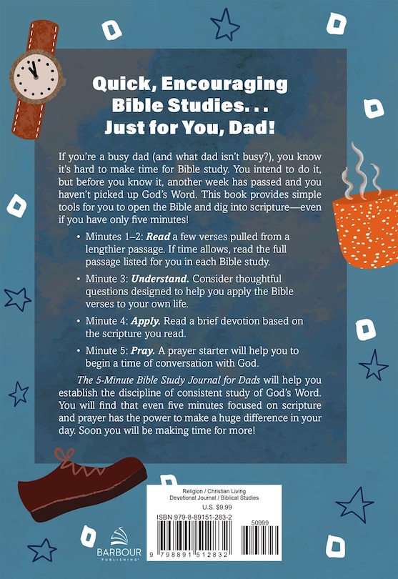 Back cover_The 5-Minute Bible Study Journal for Dads