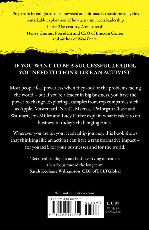 Couverture arri&egrave;re_The Activist Leader