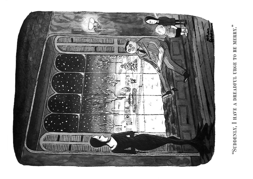 Sample content_The Addams Family: 30 Deluxe Postcards