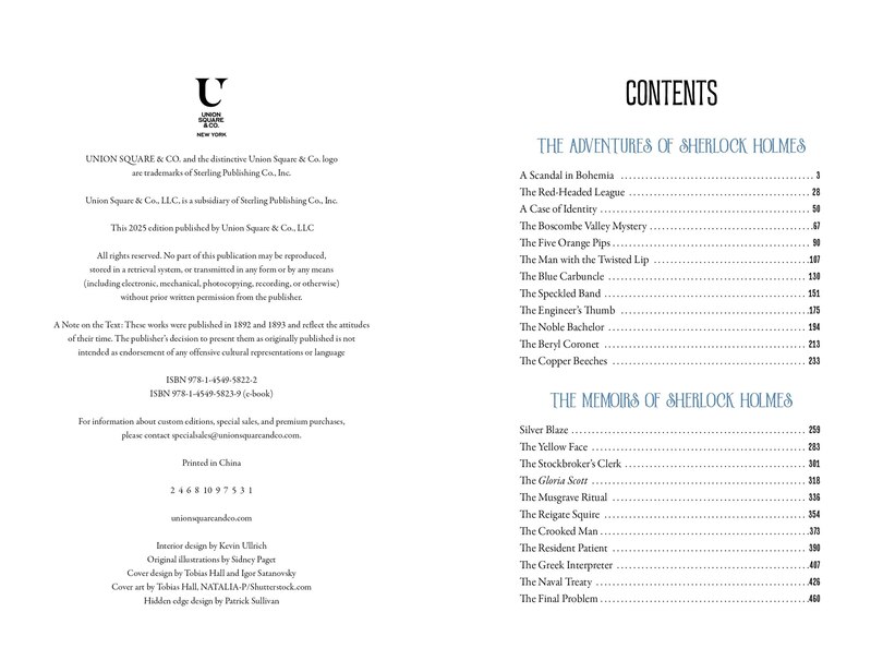 Sample content_The Adventures & Memoirs of Sherlock Holmes (Deluxe Edition)