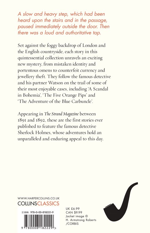 Couverture arri&egrave;re_The Adventures of Sherlock Holmes