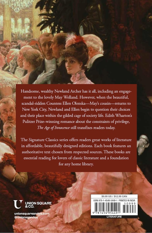 Back cover_The Age of Innocence