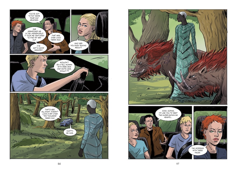 Sample content 3_The Alchemyst: The Secrets of the Immortal Nicholas Flamel Graphic Novel