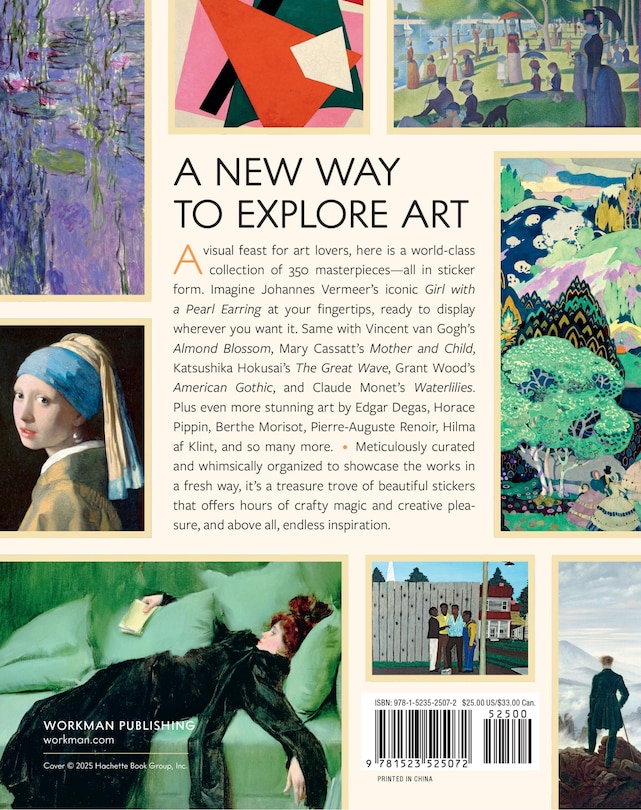 Back cover_The Art Lover’s Sticker Book