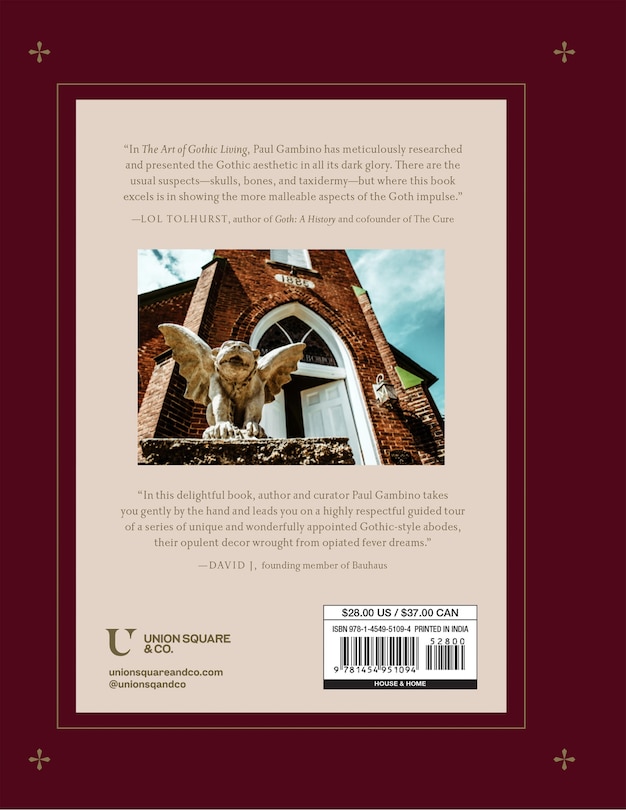 Back cover_The Art of Gothic Living