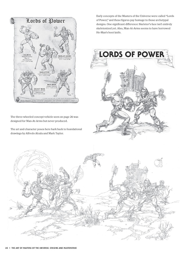 Aperçu du contenu_The Art of Masters of the Universe: Origins and Masterverse