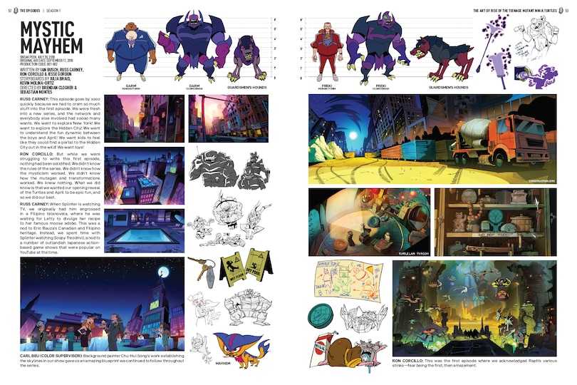 Sample content 2_The Art of Rise of The Teenage Mutant Ninja Turtles