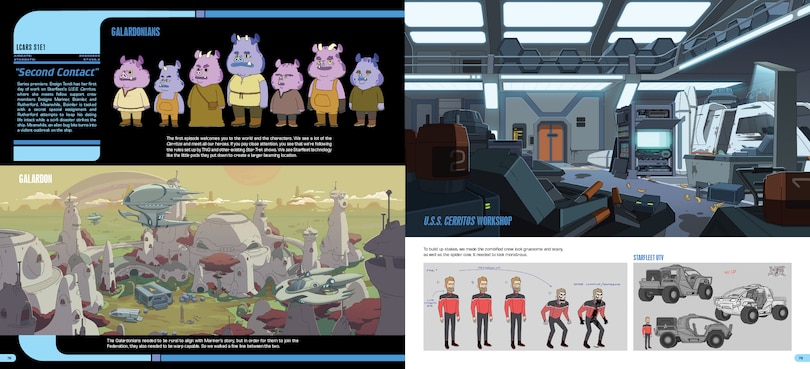 Sample content_The Art of Star Trek: Lower Decks