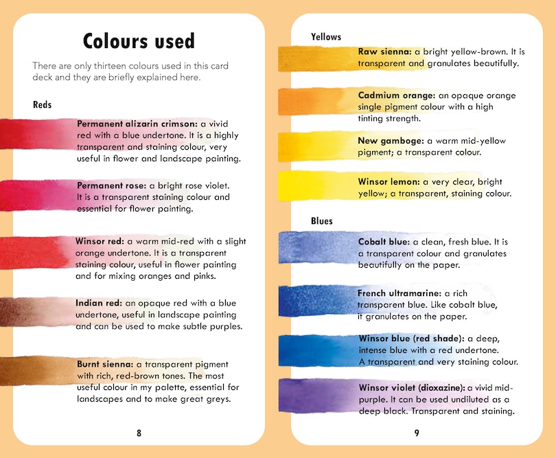 Sample content 2_The Artist's Colour Mixing Card Deck: Watercolour