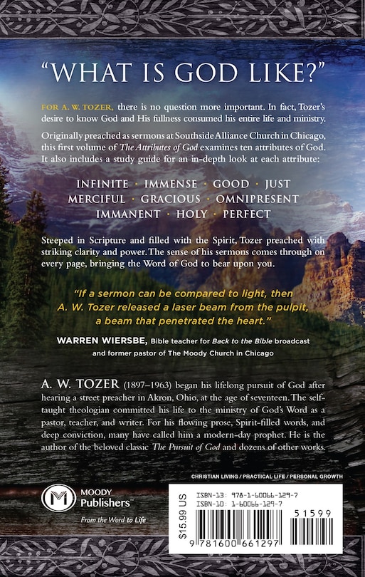 Back cover_The Attributes of God Volume 1