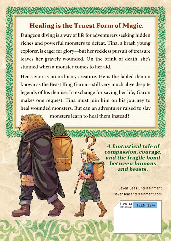 Back cover_The Beast King: Master of Medicines Vol. 1