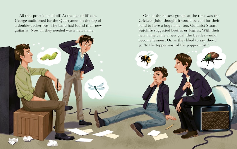 Sample content_The Beatles: A Little Golden Book Biography