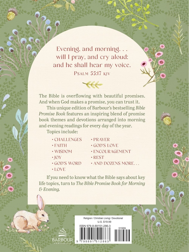 Couverture arrière_The Bible Promise Book for Morning and Evening