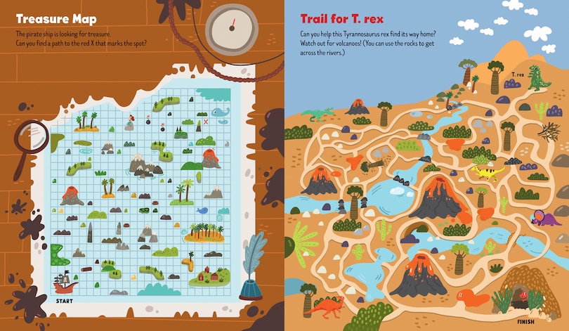 Aper&ccedil;u du contenu 2_The Big Book of Adventure Mazes