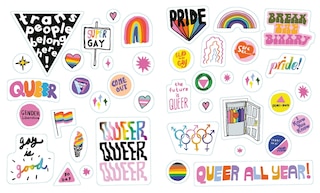 Aper&ccedil;u du contenu_The Big Book of Queer Stickers