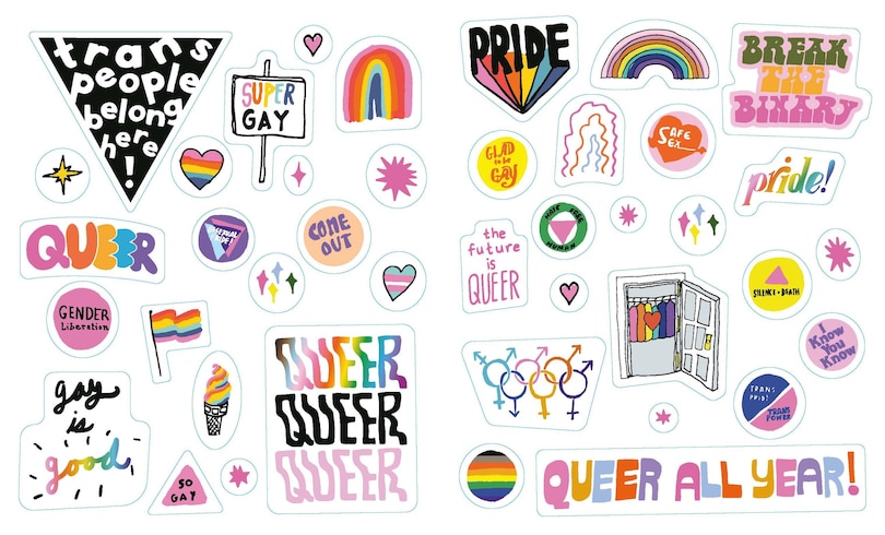 Aper&ccedil;u du contenu_The Big Book of Queer Stickers
