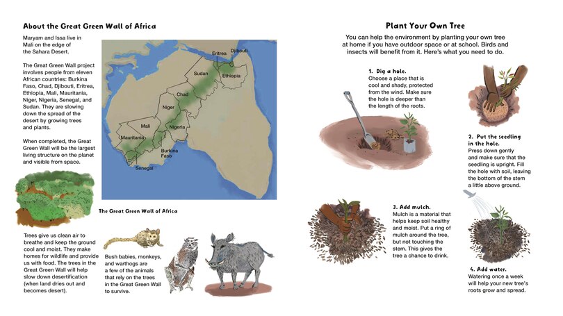 Aperçu du contenu_The Big Green: A Story About the Great Green Wall of Africa