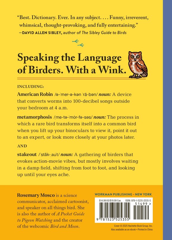 Back cover_The Birding Dictionary