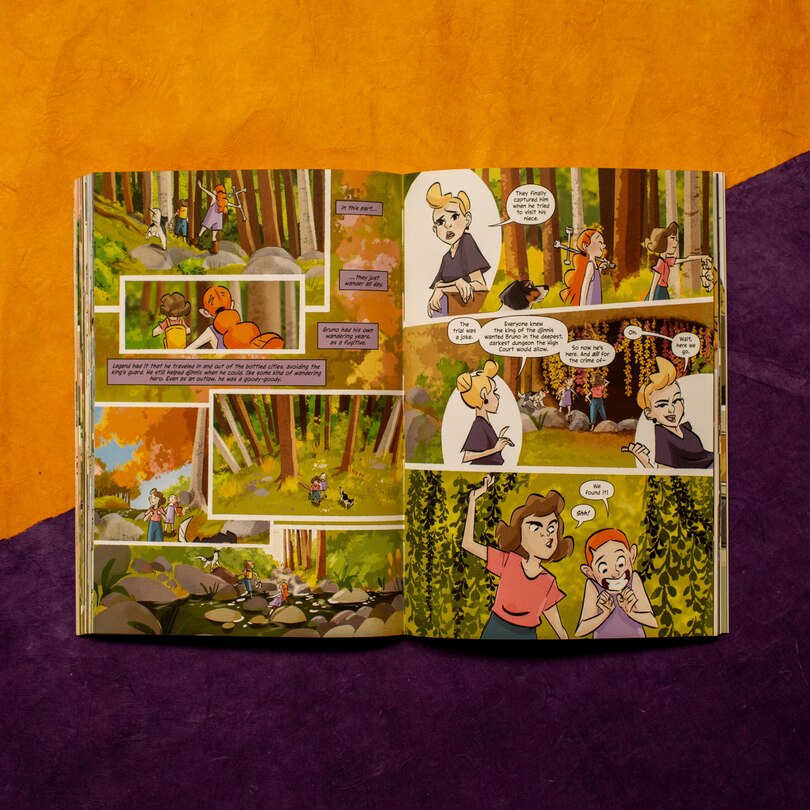 Sample content 2_The Bizarre Bazaar: Down a Dark Path (A Graphic Novel)