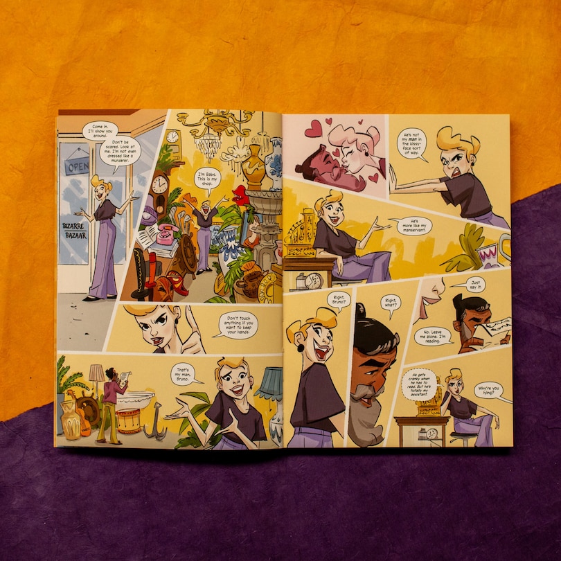 Sample content 3_The Bizarre Bazaar: Down a Dark Path (A Graphic Novel)