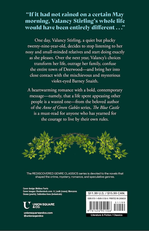 Back cover_The Blue Castle