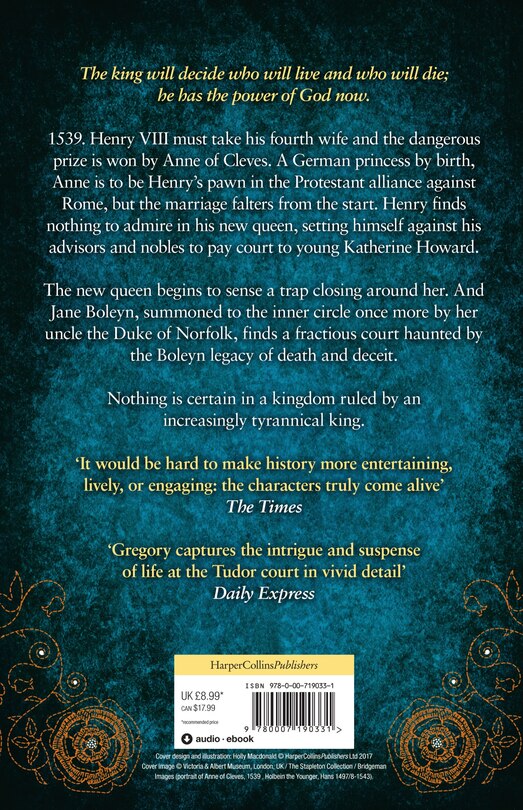 Couverture arri&egrave;re_The Boleyn Inheritance