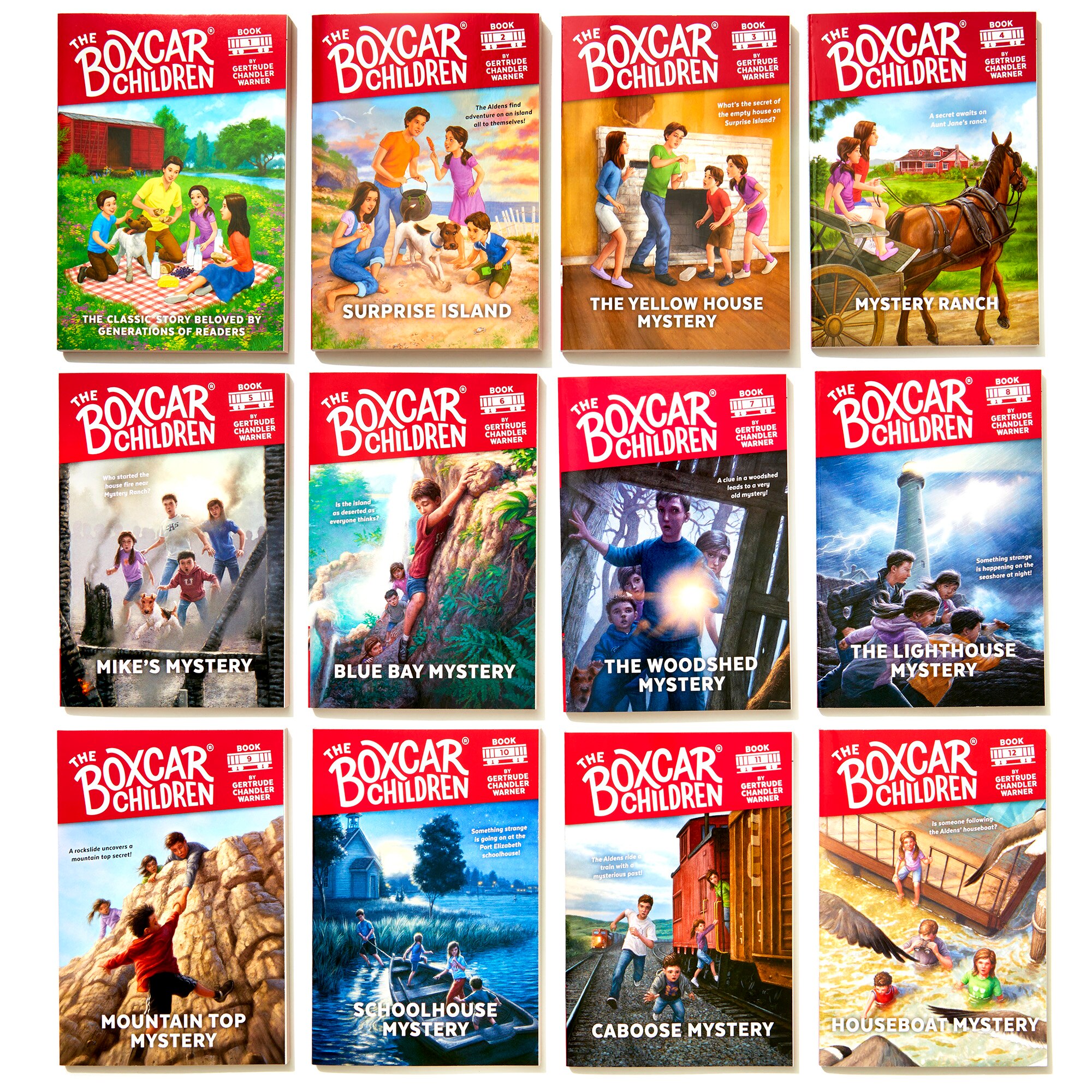 The Boxcar Children Mysteries Boxed Set Books 1-12 Book By