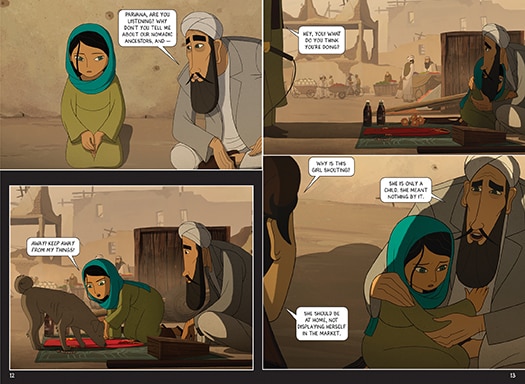 Aper&ccedil;u du contenu_The Breadwinner: A Graphic Novel